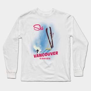 Vancouver Canada Ski Long Sleeve T-Shirt